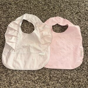 5 FOR $25 Dreamgirl Soft Pink and Pink Bib Duo